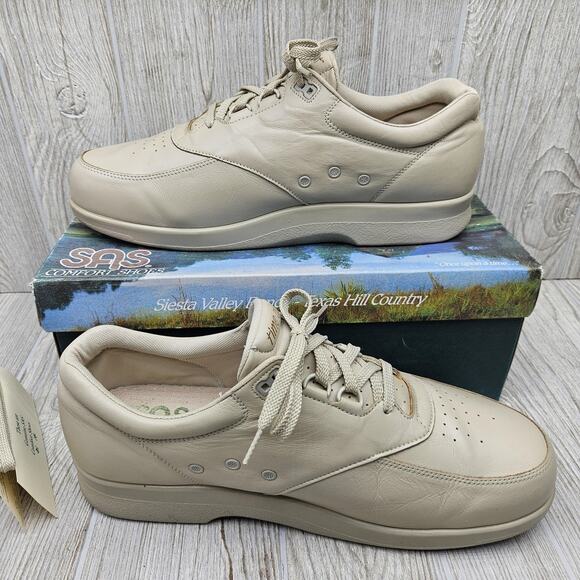 SAS‎ Time Out Shoes Mens Size 14 WW Bone Leather Walking Comfort Tripad Made USA main image 4